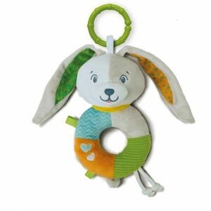 Clementoni Baby Lovely Soft Bunny Rattle chrastítko 1 ks obraz