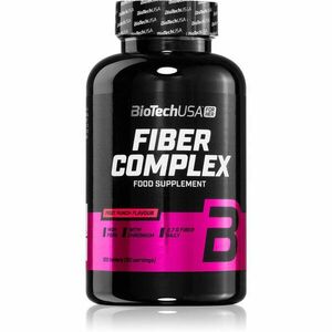 BioTechUSA Fiber Complex žvýkací tablety pro kontrolu hmotnosti příchuť Fruit Punch 120 tbl obraz