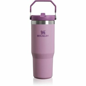 Stanley IceFlow™ Flip Straw Tumbler nerezová láhev na vodu Lilac 890 ml obraz