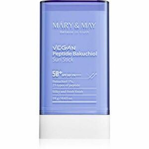 MARY & MAY Peptide Bakuchiol Sun Stick opalovací krém v tyčince s protivráskovým účinkem SPF 50+ 18 g obraz