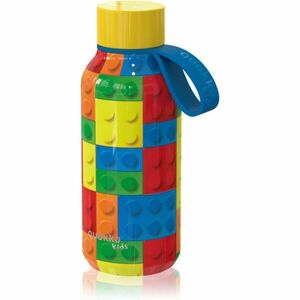 Quokka Solid Kids termoláhev s poutkem Color Bricks 330 ml obraz