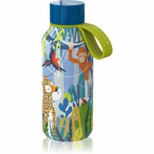 Quokka Solid Kids termoláhev s poutkem Jungle 330 ml obraz