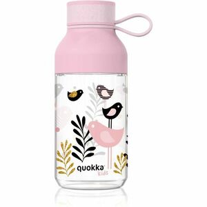 Quokka Ice Kids láhev s poutkem Birds 430 ml obraz