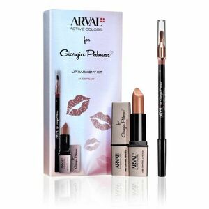 Arval THE LIP HARMONY KIT Nude Peach make-up sada (pro ženy) obraz