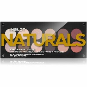 Inglot Makeup Artist Studio Palette paletka očních stínů odstín NATURALS 18, 7 g obraz