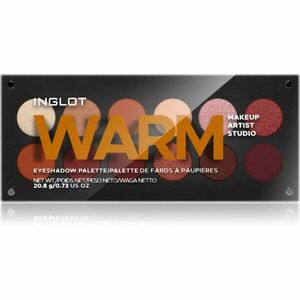 Inglot Makeup Artist Studio Palette paletka očních stínů odstín WARM 18, 7 g obraz