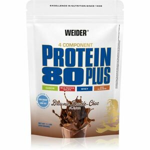 Weider Protein 80 Plus syrovátkový protein s aminokyselinami příchuť Double Choco 500 g obraz