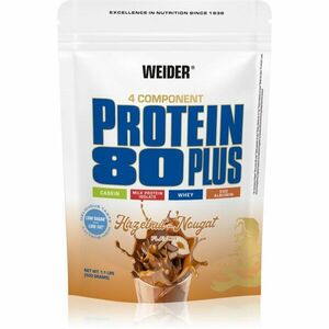 Weider Protein 80 Plus syrovátkový protein s aminokyselinami příchuť Hazelnut - Nougat 500 g obraz