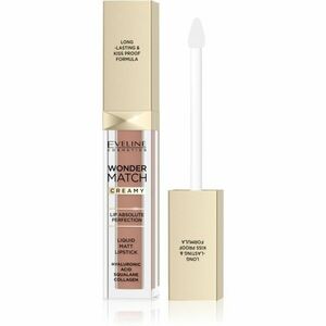 Eveline Cosmetics Wonder Match dlouhotrvající matná tekutá rtěnka s kyselinou hyaluronovou odstín 11 Milky Nude 6.8 ml obraz