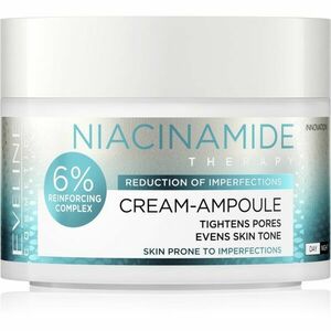 Eveline Cosmetics Cream-Ampoule Niacinamide hydratační krém proti nedokonalostem pleti 50 ml obraz