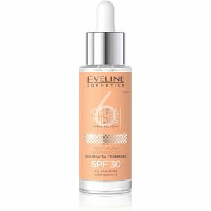 Eveline Cosmetics 6 Ceramides ochranné sérum pro suchou a citlivou pokožku SPF 30 30 ml obraz