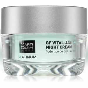 MartiDerm Platinum GF Vital-Age intenzivní noční krém 50 ml obraz