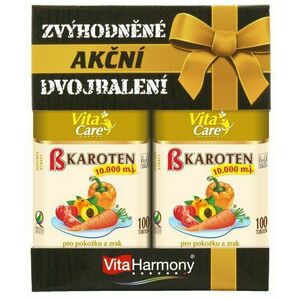 VITAHARMONY Betakaroten 10000 Promobalení 2 x 100 tobolek obraz