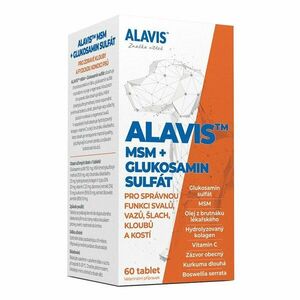 ALAVIS MSM+Glukosamin sulfát 60 tablet obraz