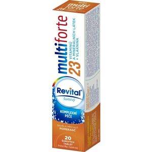 REVITAL Multi forte Pomeranč 20 šumivých tablet obraz