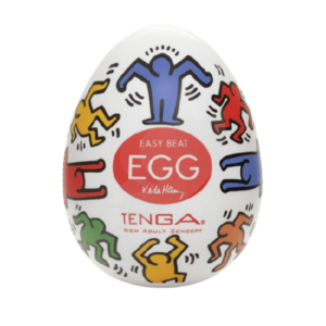 TENGA Pánský masturbátor Egg Keith Haring Dance obraz