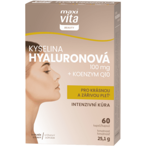 MAXI VITA Beauty Kys. hyaluronová+koenzym Q10, 60 kapslí obraz