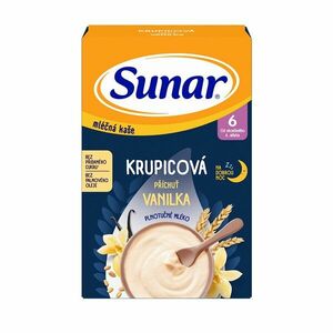 SUNAR Mléčná krupicová kaše na dobrou noc vanilková 210 g obraz