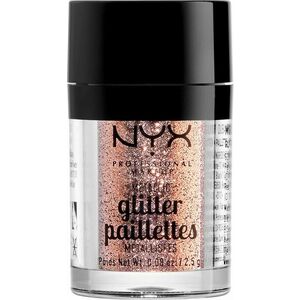 NYX PROFESSIONAL MAKEUP Metallic Glitter - Třpytky na obličej i tělo - Goldstone 2.5 g obraz