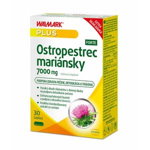 WALMARK Ostropestřec mariánsky 7000 mg Forte 30 tablet obraz