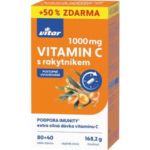 VITAR Premium Vitamin C 1000 mg + Rakytník 120 tablet obraz