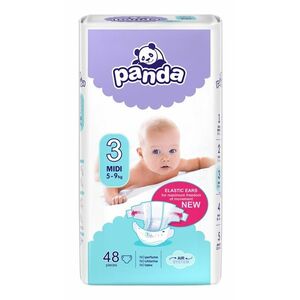 PANDA Midi dětské pleny 5-9kg 48 ks obraz