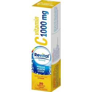 REVITAL C vitamin 1000 mg Citron 20 šumivých tablet obraz