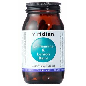 VIRIDIAN L-Theanine & Lemon Balm 90 kapslí obraz