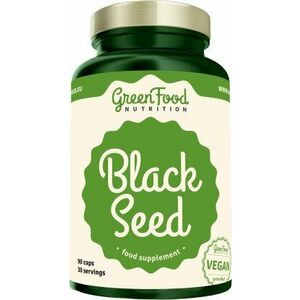 GREENFOOD NUTRITION Black seed Černý kmín 90 kapslí obraz