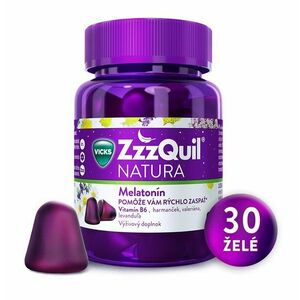 ZZZQUIL Natura želé s melatonínom lesné ovocie 30 ks obraz