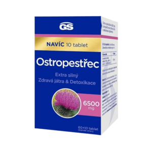 GS Ostropestřec 6500 mg, 60 + 10 tablet obraz