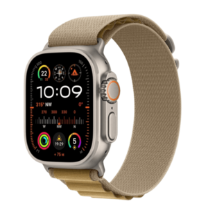 APPLE Watch Ultra 2 (2024) 49mm, Přírodní titan se žlutohnědým alpským tahem M obraz