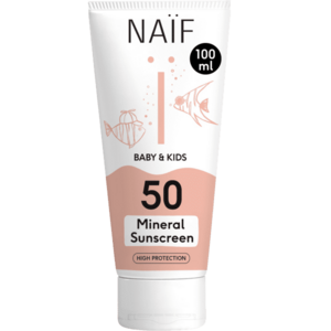 NAÏF Ochranný krém na opalování SPF 50 pro děti a miminka 100 ml obraz