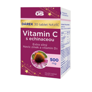 GS Vitamin C 500 mg s echinaceou 70 + 30 tablet obraz