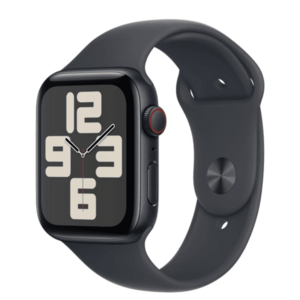 APPLE Watch SE GPS + Cellular 40mm Midnight Aluminium Case with Midnight Sport Band - M/L obraz