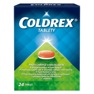 COLDREX Tablety proti příznakům chřipky a nachlazení 24 tablet obraz