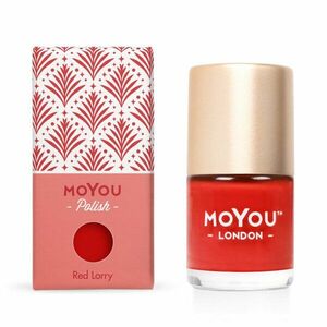 MoYou Razítkovací lak na nehty - Red Lorry 9ml obraz