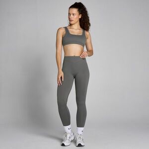 MP Women's Lifestyle Waffle Seamless Leggings - Gunmetal - XL obraz