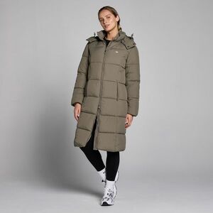 MP Women's Long Padded Puffer Jacket - Espresso - S obraz