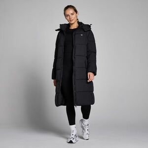 MP Women's Long Padded Puffer Jacket - Black - S obraz