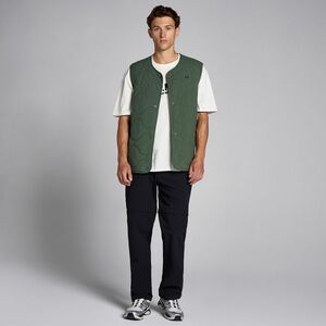 MP Men's Lifestyle Diamond Gilet - Thyme - XXXL obraz