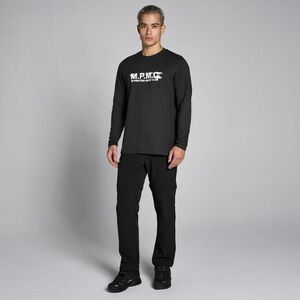 MP Men's Lifestyle Long Sleeve Top - Washed Black - L obraz