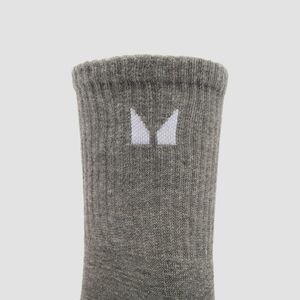 MP Unisex Crew Socks (3 Pack) - Grey - UK 12-14 obraz