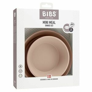 BIBS talíř a miska s víčkem - Blush obraz