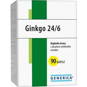 GENERICA Ginkgo 24/6 90 kapslí obraz