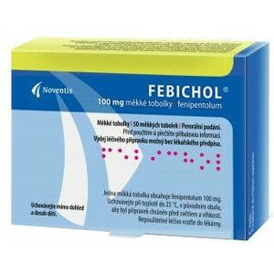 FEBICHOL 100 mg 50 měkkých tobolek obraz