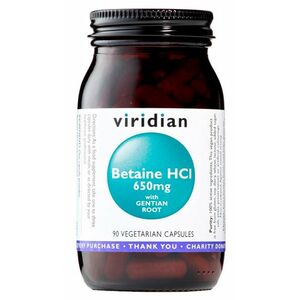 VIRIDIAN Betaine HCL 90 kapslí obraz