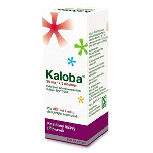 KALOBA 20mg/7.5ml sirup 100 ml obraz