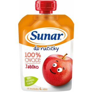 SUNAR Do ručičky 100% ovoce Jablko od 4.měsíce 100 g obraz