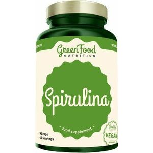 GREENFOOD NUTRITION Spirulina 90 kapslí obraz